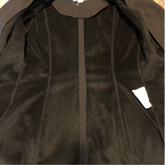 Michael M.  Kors Black belted trench coat jacket - Picture 8 of 9